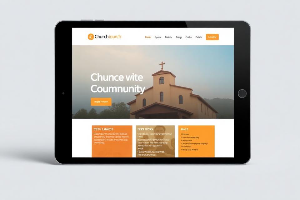 Church Websites project sample